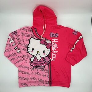 Pink Hello Kitty Graphic Hoodie